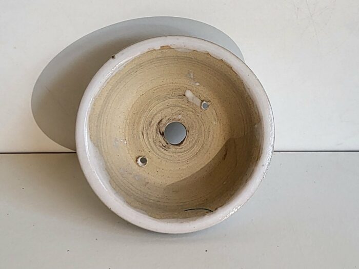 Petit pot évasé blanc – Image 3