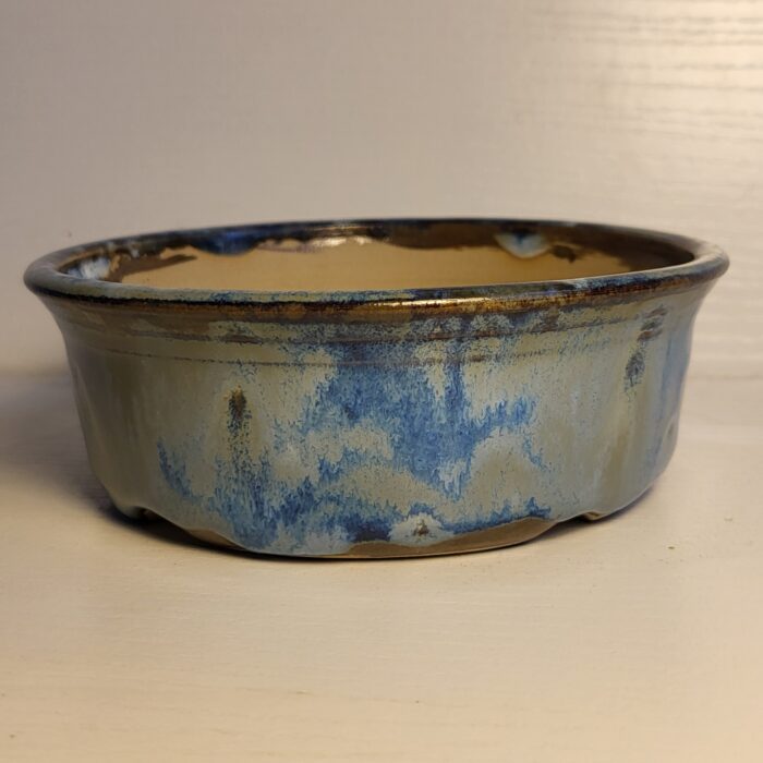 pot à bonsai rond, bleu mais pas que – Image 7