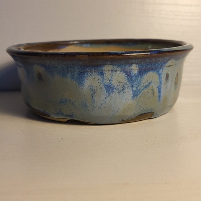 pot à bonsai rond, bleu mais pas que – Image 5