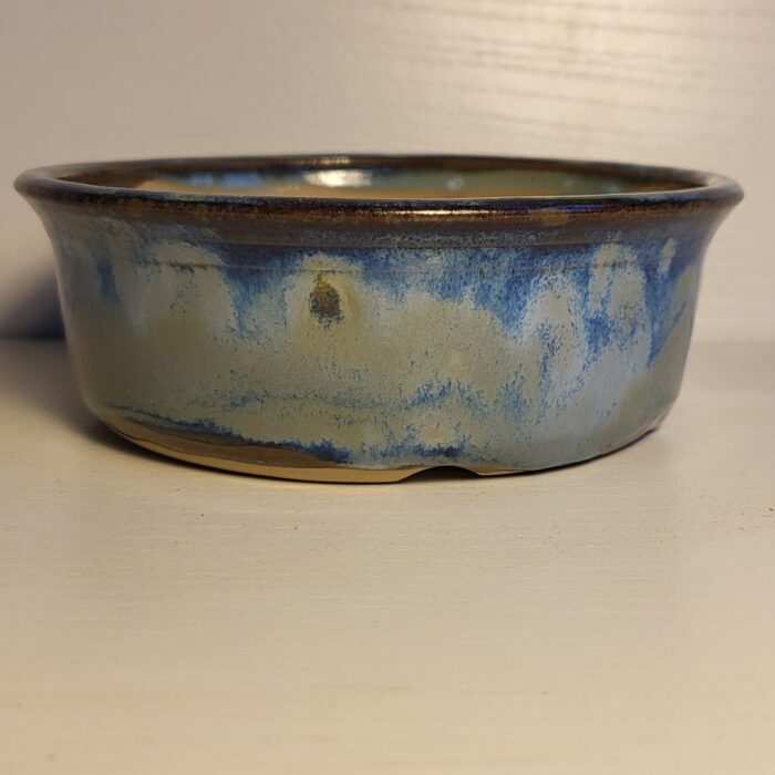 pot à bonsai rond, bleu mais pas que – Image 4