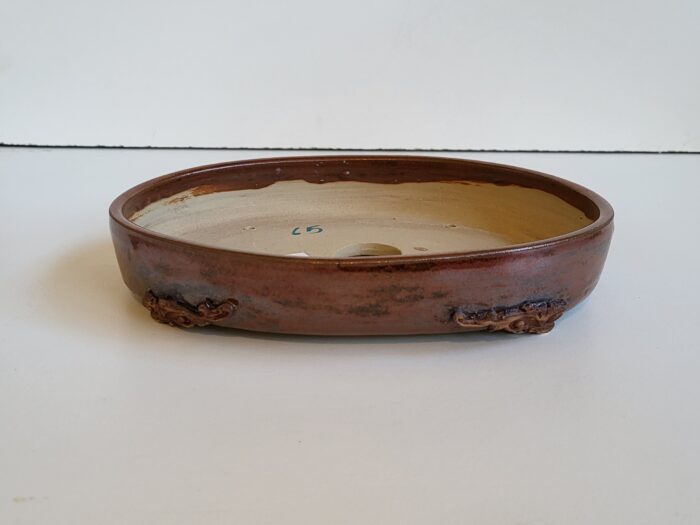 pot à bonsai ovale pieds barroques – Image 8