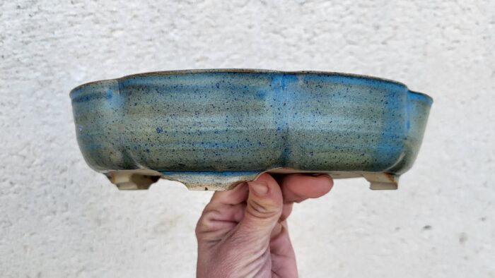 pot à bonsai lotus bleu mat – Image 6