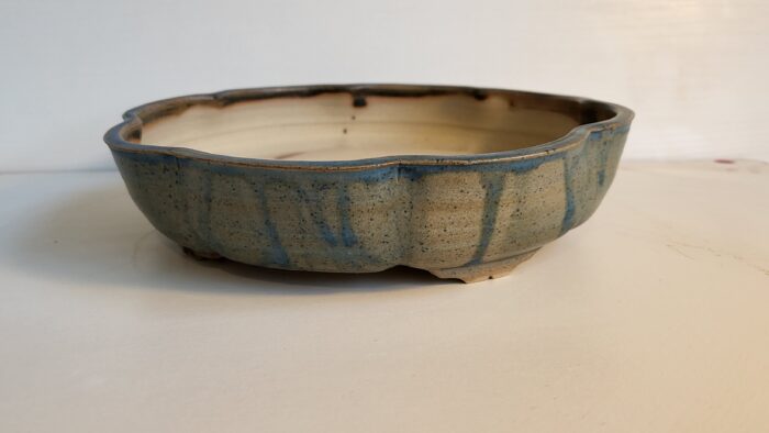 pot à bonsai lotus bleu mat – Image 4