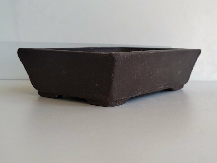 Pot rectangulaire en terre brut – Image 2