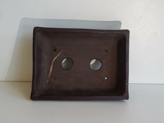 Pot rectangulaire en terre brut – Image 4