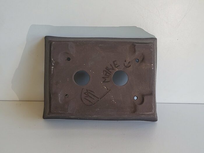 Pot rectangulaire en terre brut – Image 3