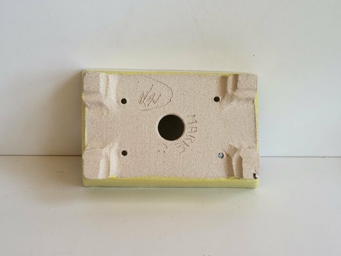Pot à bonsaï rectangulaire jaune – Image 4