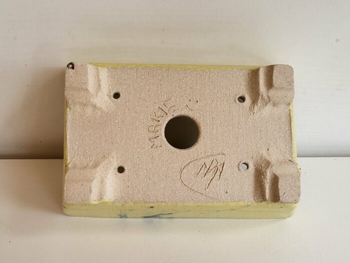 Pot à bonsaï rectangulaire jaune – Image 5