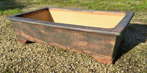 Pot rectangulaire lichen XL